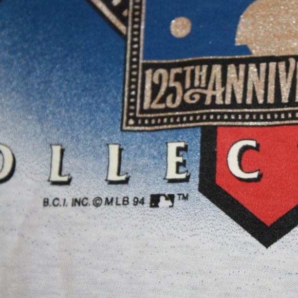 Vtg MLB 125th Anniversary Single Stitch. Size XXL - Picture 7 of 12